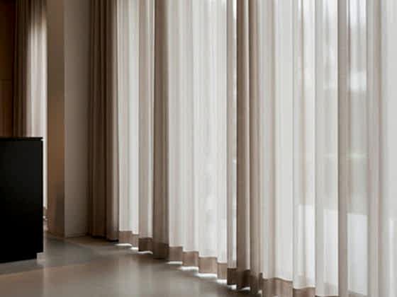 lobby reception curtains